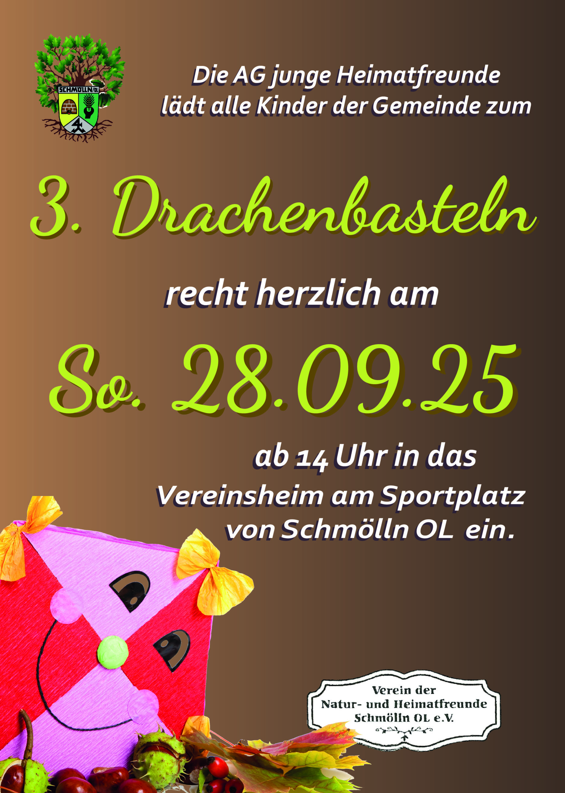 3. Drachenbasteln
